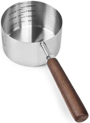 Image de Tasse doseuse en acier inoxydable pour chiens et chats - Précision de dosage