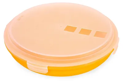 Produktbild von Tortillakartons aus Kunststoff, orange, 26 cm