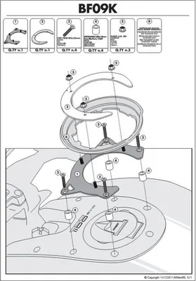 Image de Système Kappa Tanklock Kappa Ducati
