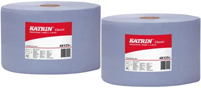 Image de Essuyage Classic L3 500Bl bleu 3 plis 2 rouleaux