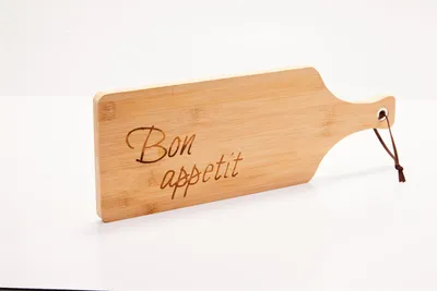 Produktbild von Schneidebrett mit Griffloch und Saftrille 44,5x16cm