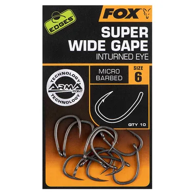 Immagine prodotto di Fox Edges Armapoint Super Wide Gape (occhiello rientrante) - Taglia 6 Karpfenhaken