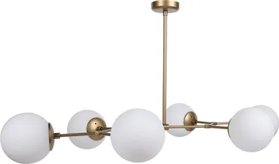 Produktbild von Opviq, Damar - 6322, Kronleuchter, Gelb, Metall, 100 x 58 x 48 cm