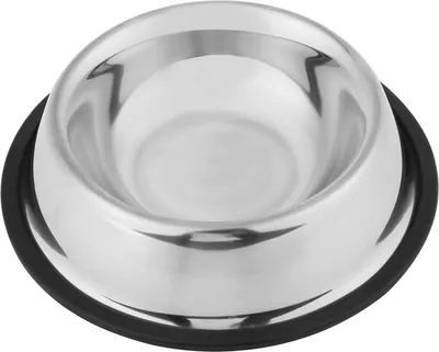 Produktbild von Durable Haustier Hund Welpen Edelstahl Reise Feed Lebensmittel Wasser Schüssel Feeder Bowl 15cm/5,91 in