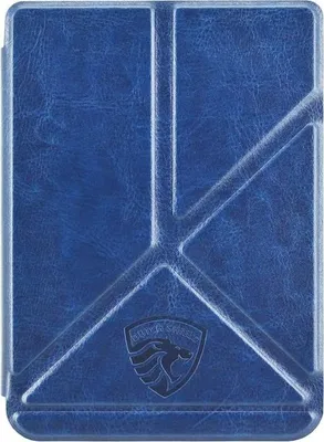 Produktbild von Dutch Shield - Origami Case Hülle für das Tolino Shine 4 Ebook - Klapphülle Ereader Schutzhülle Cover Blau