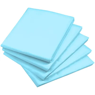 Image de Papier de soie, format 50x70 cm, feuilles bleues, 60 feuilles, pour l'emballage de cadeaux
