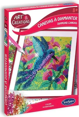 Immagine prodotto di Sentosphere 02029 Set di strass, motivo colibrì, set creativo, fai da te per bambini e adulti, multicolore