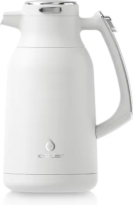 Immagine prodotto di Thermoskan, 2 litri, acciaio inossidabile, mantiene il calore per 12 ore, per 15-20 tazze, bianco