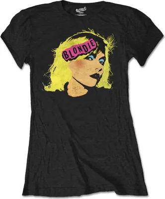 Produktbild von Blondie - T-Shirt Logo für Damen RO2355 (XXL) (Schwarz)