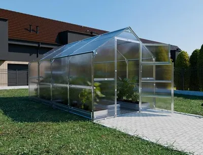 Gewächshaus KLASIKA BERNARD 2,35x4 m mit 6 mm Polycarbonat

