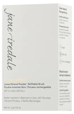 Zdjęcie produktu dla Jane Iredale Amazing Base Refillable Brush + 2 wkłady Cocoa (1 Stück + 2x2,5 g)