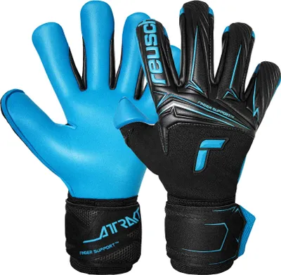 Produktbild von Reusch Torwarthandschuhe Attrakt Aqua Finger Support mit integriertem Fingersupport-System 7736 blck/aqua blue 10