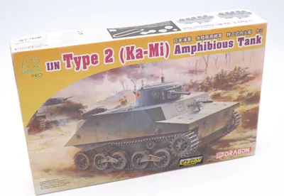 Obrázok produktu pre Dragon 7435 Type 2 (Ka-Mi) Amphibious Tank Model Kit 1:72 v