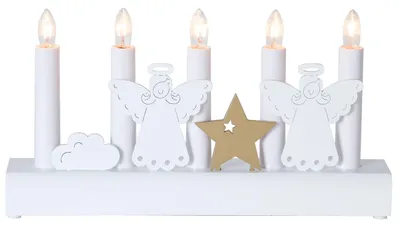 Immagine prodotto di Portacandele in legno bianco JULIA