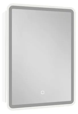 Immagine prodotto di Specchio da bagno SAT con illuminazione a LED e sensore, grado di protezione IP44, dimensioni 50 x 71 cm, metallo, bianco