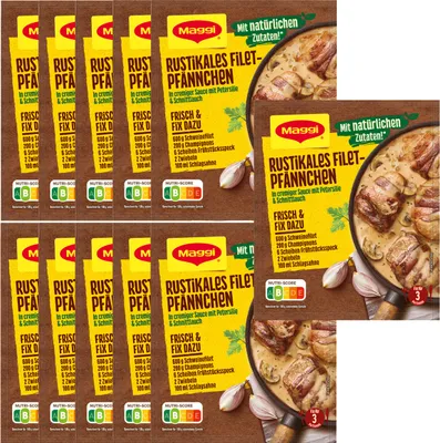 Image de Maggi Fix Filet Rustique Poêlée en Sauce Crémeuse 33g 11pcs