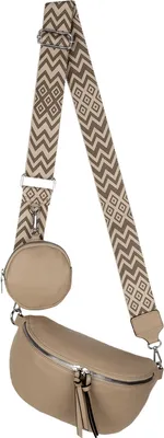 Produktbild von Bauchtasche Umhängetasche Kunstleder Crossbody-Bag Italy-Design SOIL (YB-5566)