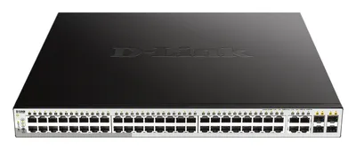 Obrázek produktu pro D-Link DGS 1210-52/ME - Switch - managed - 48 x 10/100/1000+ 4 Gigabit SFP - Switch - Glasfaser (LWL)