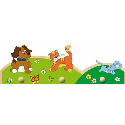 Immagine prodotto di Appendino Woody 3 Ganci Piccola Macchina - Animali