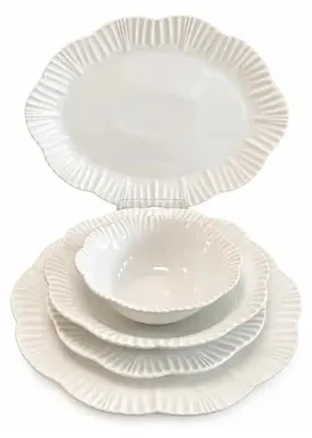 Productafbeelding van Bricard Bernis Serviesset 25-delig Wit Porselein