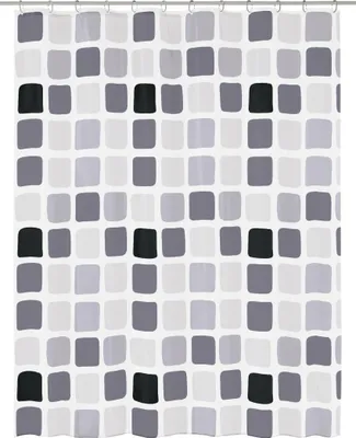 Produktbild von Kleine Wolke Duschvorhang PEVA SONNY Anthrazit 180 x 200 cm