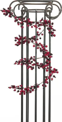 Productafbeelding van EUROPALMS Beerguirlande, gemengd, kunstmatig, 180 cm, rood (83500501)