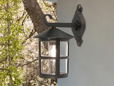 Obrázek produktu pro Venkovní nástěnné svítidlo Elstead Hereford E27 35cm černé IP43