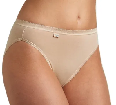 Zdjęcie produktu dla Sloggi damskie majtki typu tai Basic+ - BEŻOWE - rozmiar 44