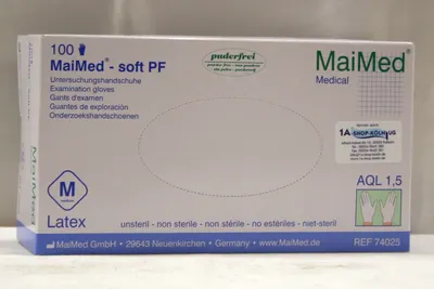 Produktbild von Maimed soft PF Unt.Handsch.unsteril Gr.M 100 St