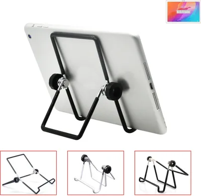 Produktbild von K-S-Trade Tablet-Ständer Tablet-Halterung Tablet-Aufsteller kompatibel mit Huawei Enjoy Tablet 2 10.1 Wi-Fi faltbarer Tischständer Tablet Halterung
