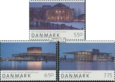 Produktbild von Briefmarken Dänemark 2008 Mi 1486-1488 (kompl.Ausg.) postfrisch Nationalbühne