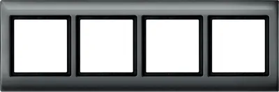 Produktbild von Merten 400414 AQUADESIGN-Rahmen, 4fach, anthrazit