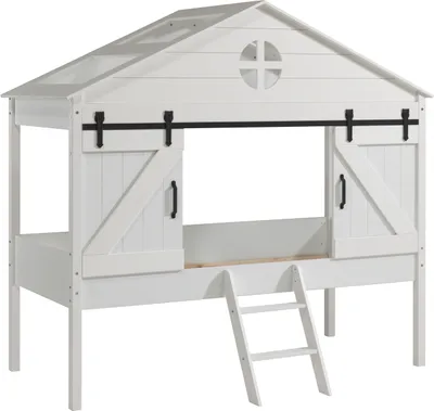 Produktbild von BARNIE, halbhohe Scheunenbett Liegefläche 90x200cm