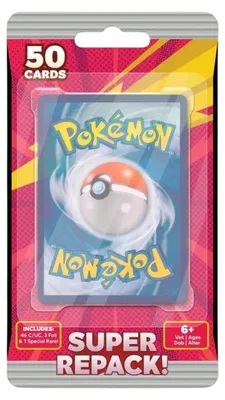 Produktbild von Pokemon TCG Super Repack 50 Cards 650035 6+ Yearbeschädigt