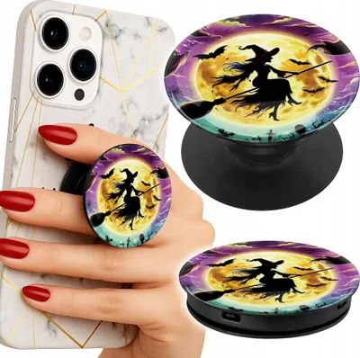 Obrázok produktu pre Držiak telefónu na prsty / stojan na čarodejnice na Halloween