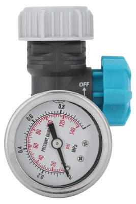 Wasserdruckventil G3/4" mit Manometer, Bewässerungssteuerung