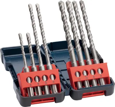 Produktbild von 8-teiliges Hammerbohrerset SDS plus-3, Tough Box, 5-10 mm