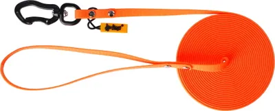 Produktbild von Trainingsleine für Hunde "FLEX HONEY" orange mit Griff 1cm/5m