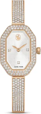 Produktbild von Swarovski Dextera Bangle Uhr, Schweizer Produktion, Metallarmband, Roséfarben, Roségoldfarbenes Finish DEXTERA BANGLE:MB ROG//PRO 5672992 9009656729922