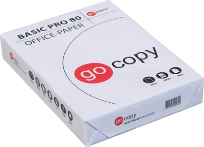 Zdjęcie produktu dla go copy Kopierpapier Basic Pro 80 DIN A4 70 g/qm 500 Blatt