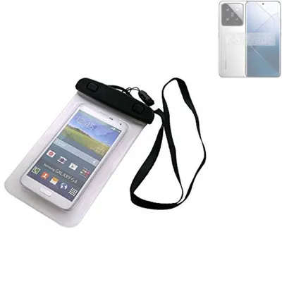 Produktbild von K-S-Trade Schutz Hülle Handy Hülle Kompatibel mit Xiaomi 14 Beach Bag wasserdicht 16cm x 10cm Schutzhülle Staub Sand Flachwasser Beachbag Case