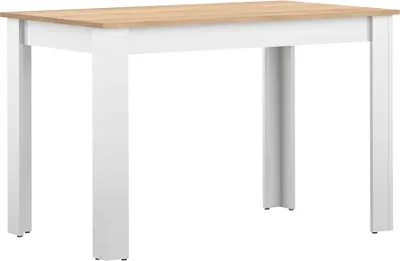 Produktbild von Interia Esstisch 110 cm Kara Weiß - Eiche