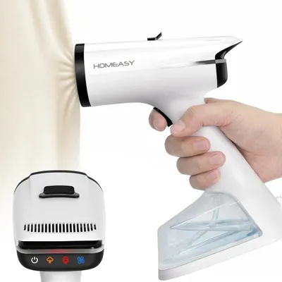 Dampfglätter mit Saugfunktion 6000 Pa, 270 ml, 1500 W, Weiß