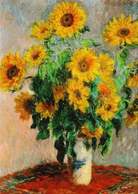 Produktbild von Kunstkarte Claude Monet "Sonnenblumen-Strauss"