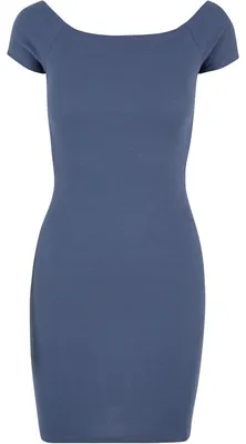 Image de Urban Classics - Robe sans bretelles pour femmes TN153 (L) (gris-bleu)