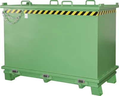 Produktbild von Bauer Klappbodenbehälter SB 2000, lackiert, Resedagrün