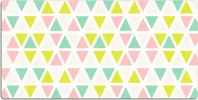 Produktbild von Schreibtischmatte Tischunterlage 100x50 cm Mauspad - Bunte Dreiecke
