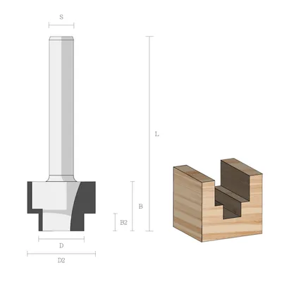 Produktbild von Famag Stufenfräser HM 3116.820 - 12,3mm - 20,3mm - 16mm - 6mm