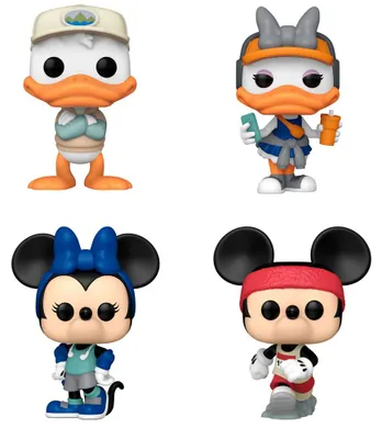 Produktbild von BUNDLE: 4x Funko POP! Mickey & Friends