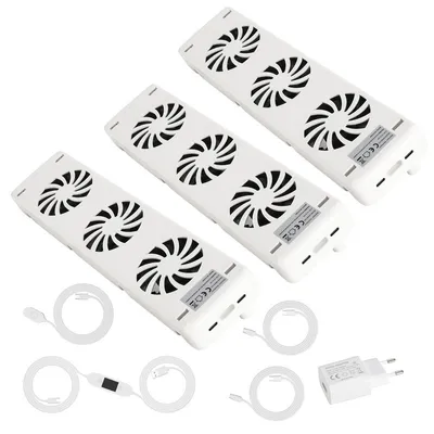 Produktbild von TolleTour Heizkörperverstärker Erweiterungsset Heizkörper booster ventilator lüfter Heizkörper Trio-Set